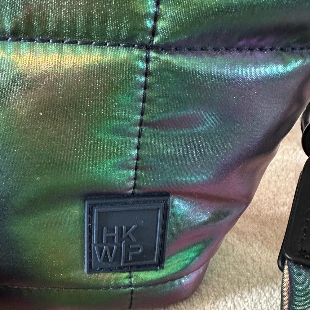 Iridescent Quilted Crossbody Bag in Rainbow - Picture 3 of 10
